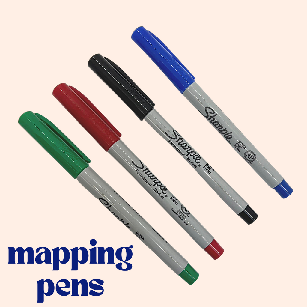 Lash Mapping Pen, Sharpie Mapping Pen